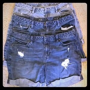 DENIM SHORT HAUL! ALL 3 PAIRS FOR $18 SZ 12